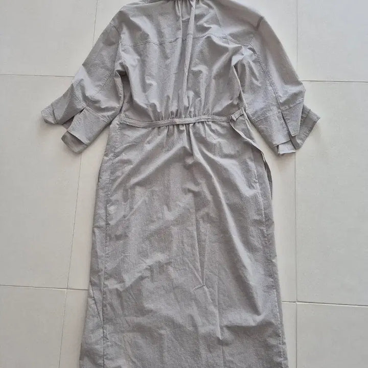 [BUNJANG] TIME Shirt Dress with Knot Detail / 타임 셔츠 원피스 매듭 디자인55