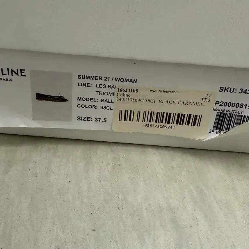 [BUNJANG] Celine Triomphe Ballerina Flats / 셀린느 트리오페 발레리나 플랫 37.5