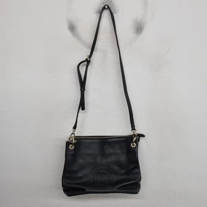 [BUNJANG] Metrogate Leather Crossbody Shoulder Bag / [free size] 메트로시티 가죽 크로스백 숄더백