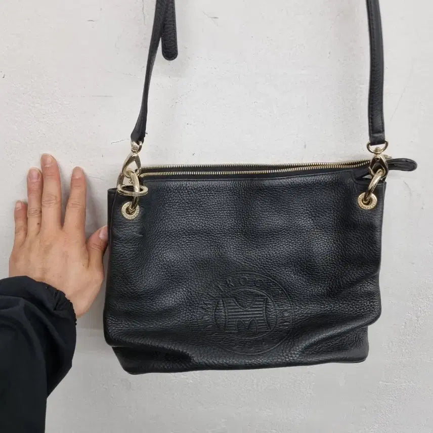 [BUNJANG] Metrogate Leather Crossbody Shoulder Bag / [free size] 메트로시티 가죽 크로스백 숄더백