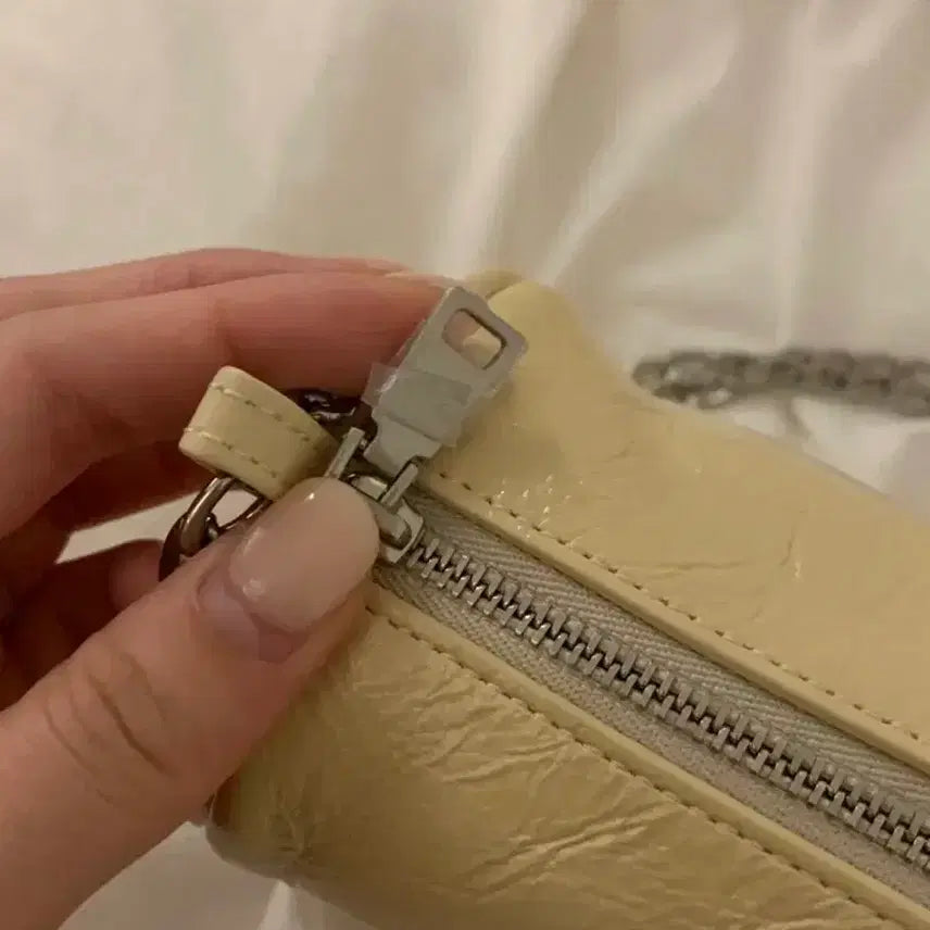 [BUNJANG] MinuteMute Brett Mini Ivory Bag with Inner Bag / 미닛뮤트 브렛미니 아이보리 +이너백 (공홈 품절상품)