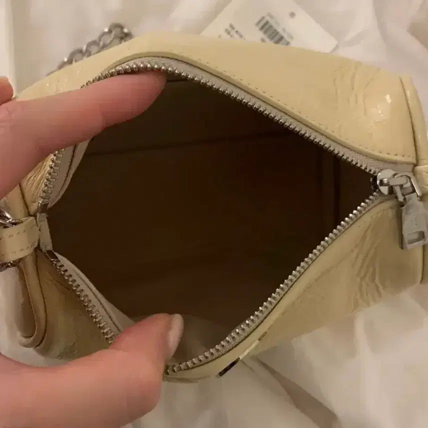 [BUNJANG] MinuteMute Brett Mini Ivory Bag with Inner Bag / 미닛뮤트 브렛미니 아이보리 +이너백 (공홈 품절상품)
