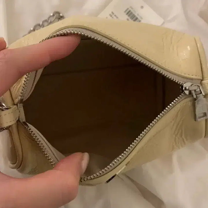 [BUNJANG] MinuteMute Brett Mini Ivory Bag with Inner Bag / 미닛뮤트 브렛미니 아이보리 +이너백 (공홈 품절상품)