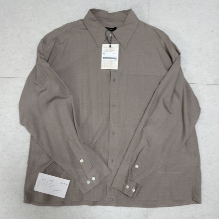 [BUNJANG] Hatching Room Crop Shirt Top Color / [2] 해칭룸_크롭셔츠_토페 컬러