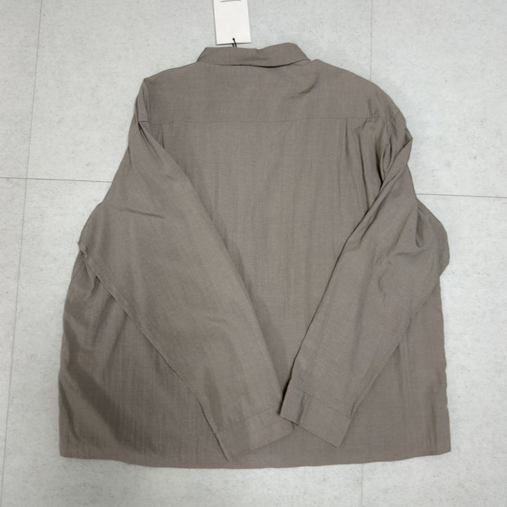 [BUNJANG] Hatching Room Crop Shirt Top Color / [2] 해칭룸_크롭셔츠_토페 컬러