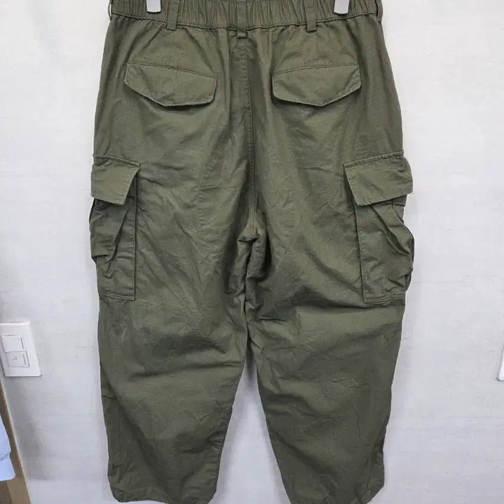 [BUNJANG] NOT FOR NERDS Lipstar Banding Parachute Wide Cargo Pants L / 낫포너드 립스타 밴딩 파라슈트 와이드 카고팬츠 L