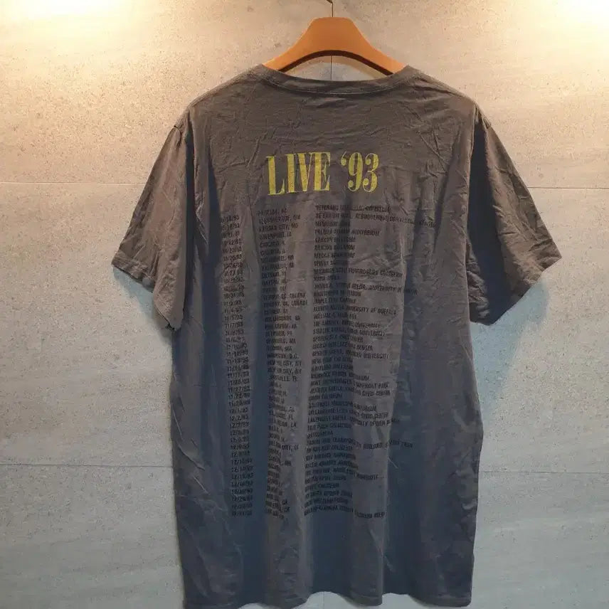 [BUNJANG] Nirvana Tour T-Shirt / 너바나 투어 티셔츠!