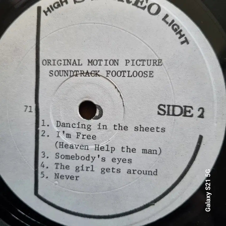 [BUNJANG] Footloose Original Motion Picture Soundtrack LP Record / FOOTLOOSE 영화음악 OST LP 레코드