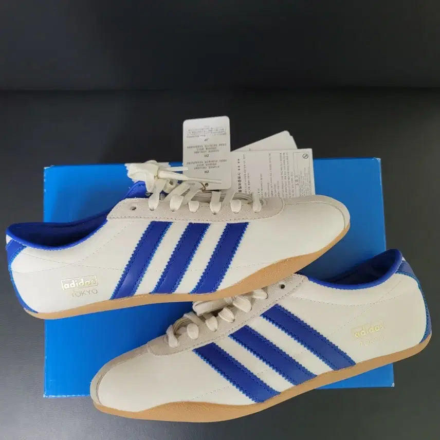 [BUNJANG] Adidas Tokyo Royal Blue Sneakers / [235]아디다스/도쿄 오프화이트 로얄 블루