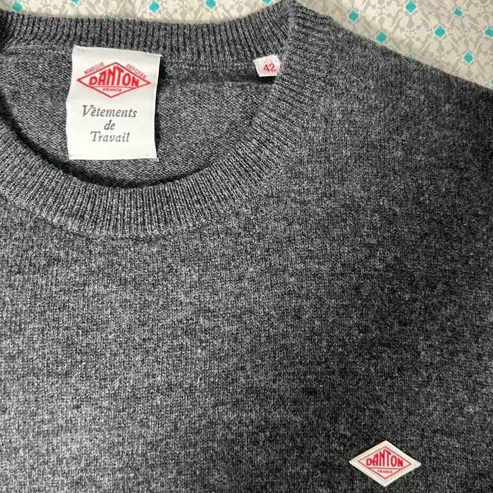[BUNJANG] DANTON Wool Crewneck Pullover Carbon L / 단톤 울 크루넥 풀오버 카본 색상 L