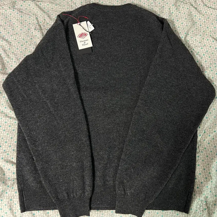 [BUNJANG] DANTON Wool Crewneck Pullover Carbon L / 단톤 울 크루넥 풀오버 카본 색상 L