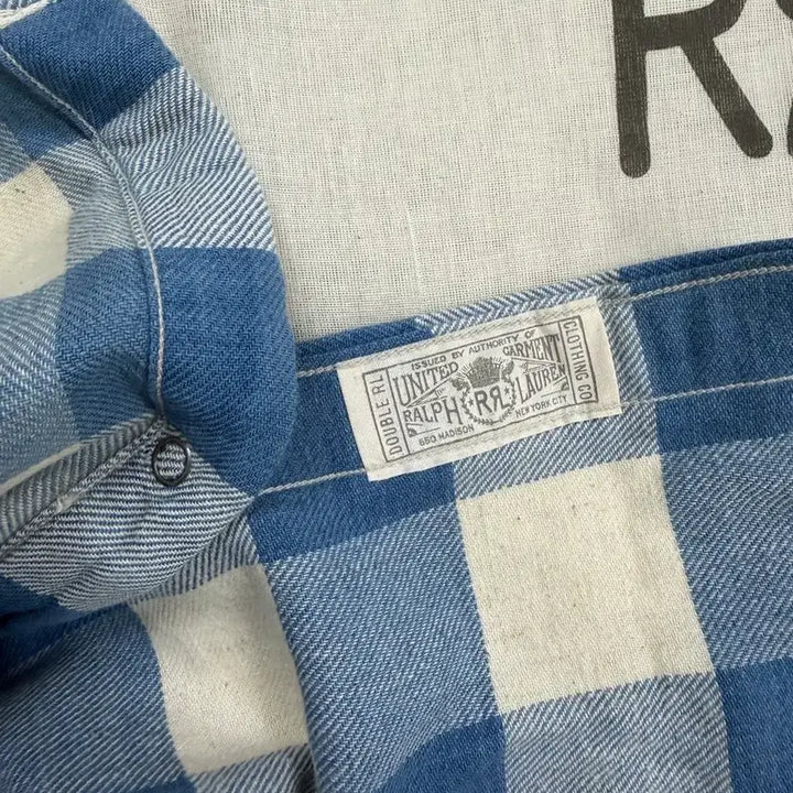 [BUNJANG] RRL Slim Fit Plaid Twill Western Shirt L / 더블알엘 rrl 슬림핏 플래드 트윌 웨스턴 셔츠 L 새상품
