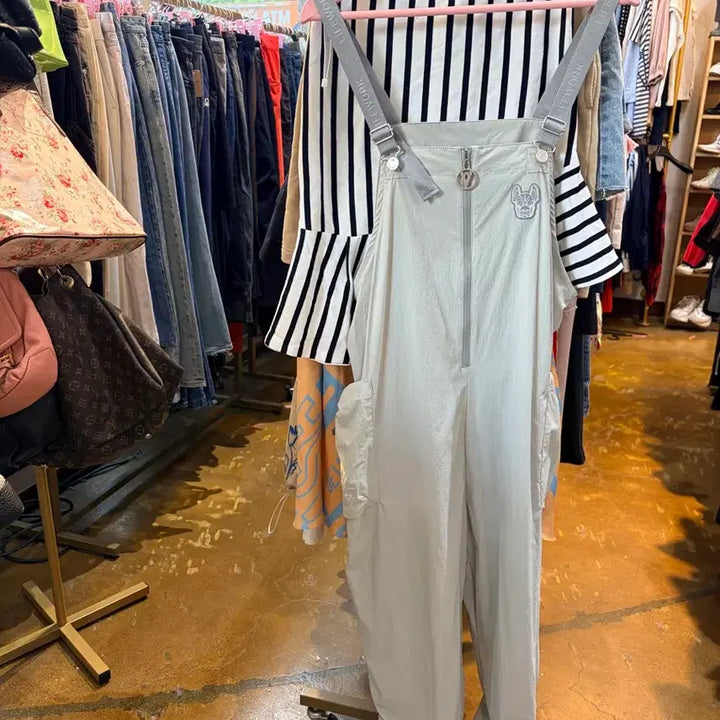[BUNJANG] LifeWork Overalls Ivory / 라이프워크 멜빵 바지 아이보리