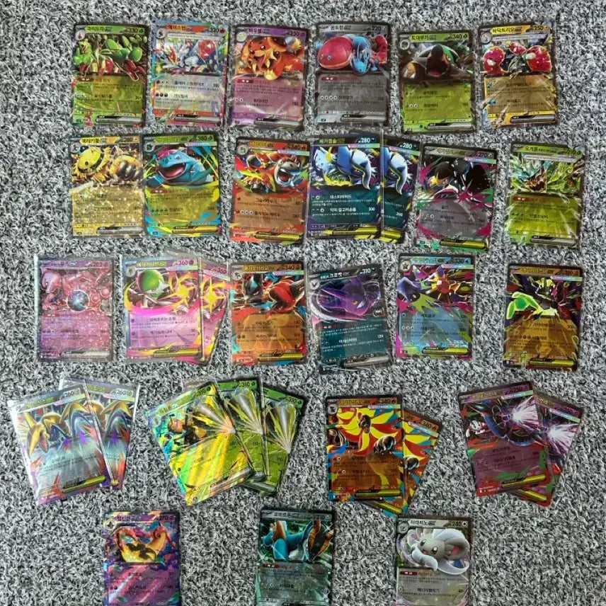 [BUNJANG] Pokemon EX RR Grade Cards Bundle Set (32 cards) / 포켓몬카드EX RR등급카드32장 일괄판매/메가드림,닌자스피너,니힐제로