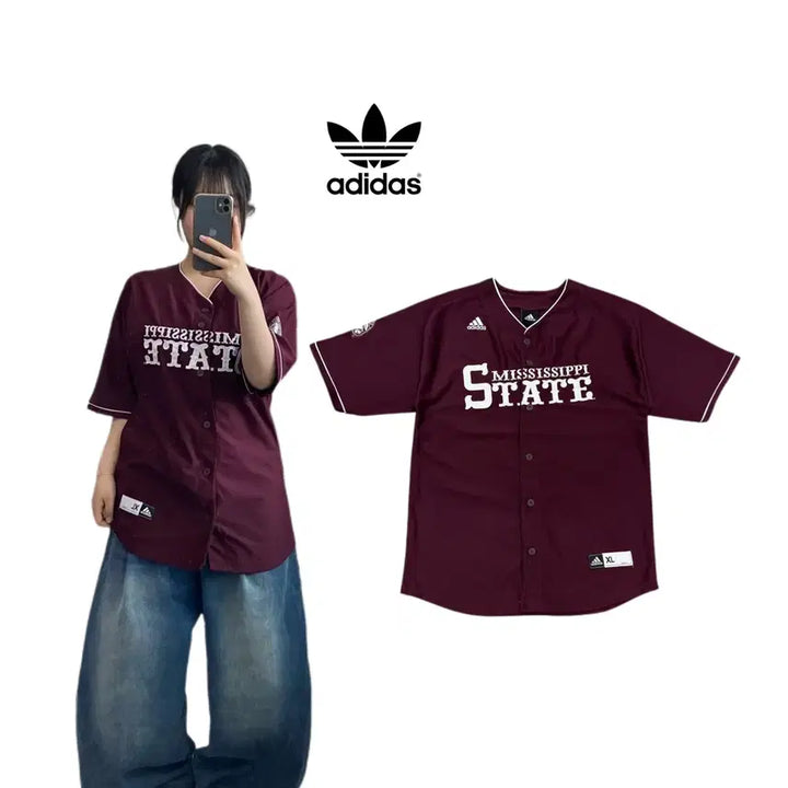 [BUNJANG] Adidas Mississippi State Uniform Jersey XL / 아디다스 미시시피 스테이트 유니폼 져지