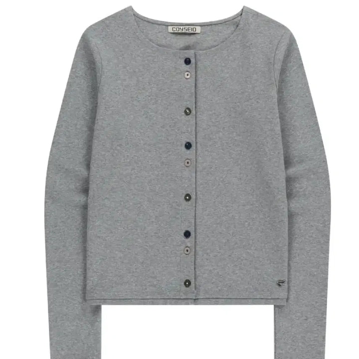 [BUNJANG] Koiseyo Low-Edge Cardigan Mélange Grey / 코이세이오 로우엣지 가디건 멜란지 그레이