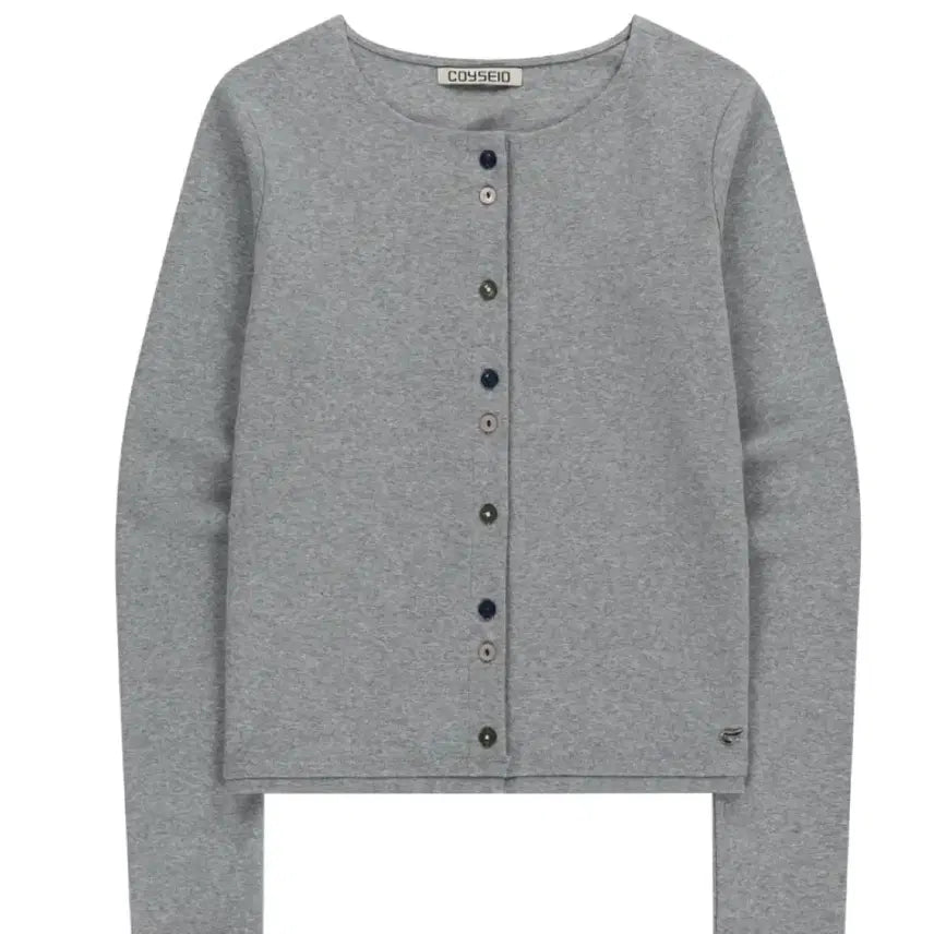 [BUNJANG] Koiseyo Low-Edge Cardigan Mélange Grey / 코이세이오 로우엣지 가디건 멜란지 그레이