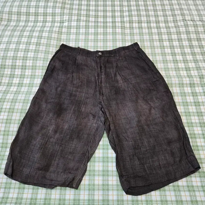 [BUNJANG] Linen Shorts / 52ㅡ모시 반바지 안감인견으로ㅡ허리ㅡ28