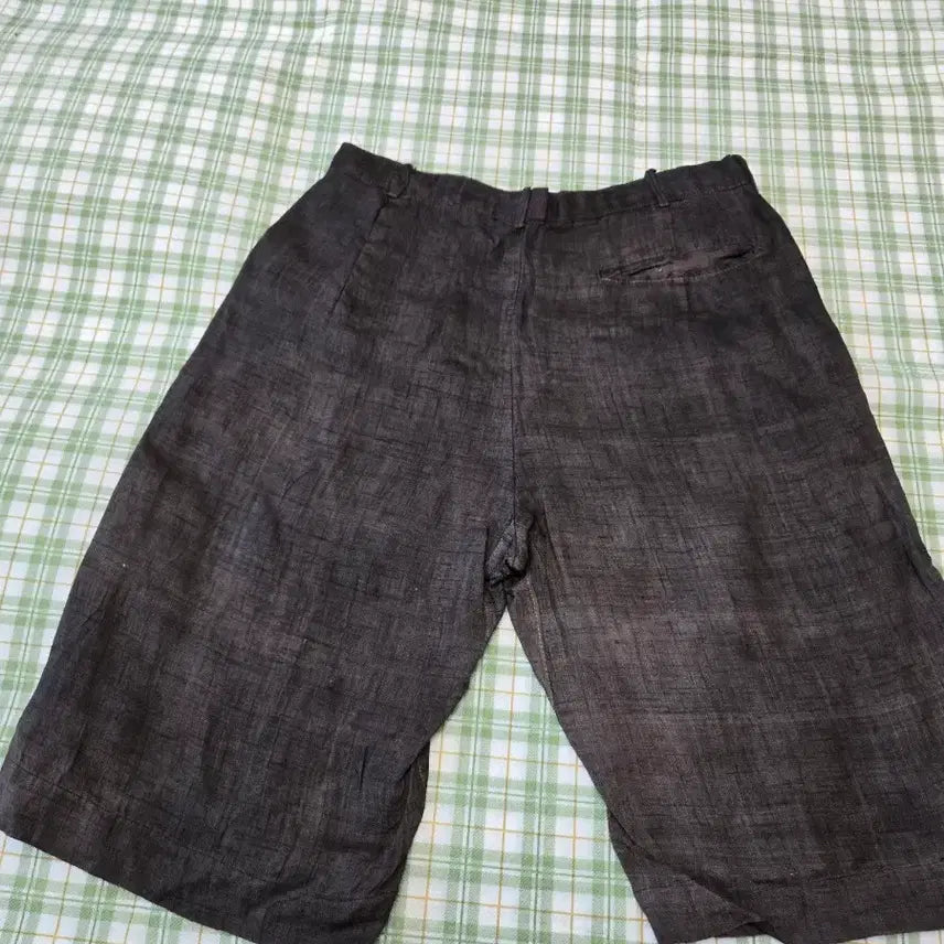 [BUNJANG] Linen Shorts / 52ㅡ모시 반바지 안감인견으로ㅡ허리ㅡ28