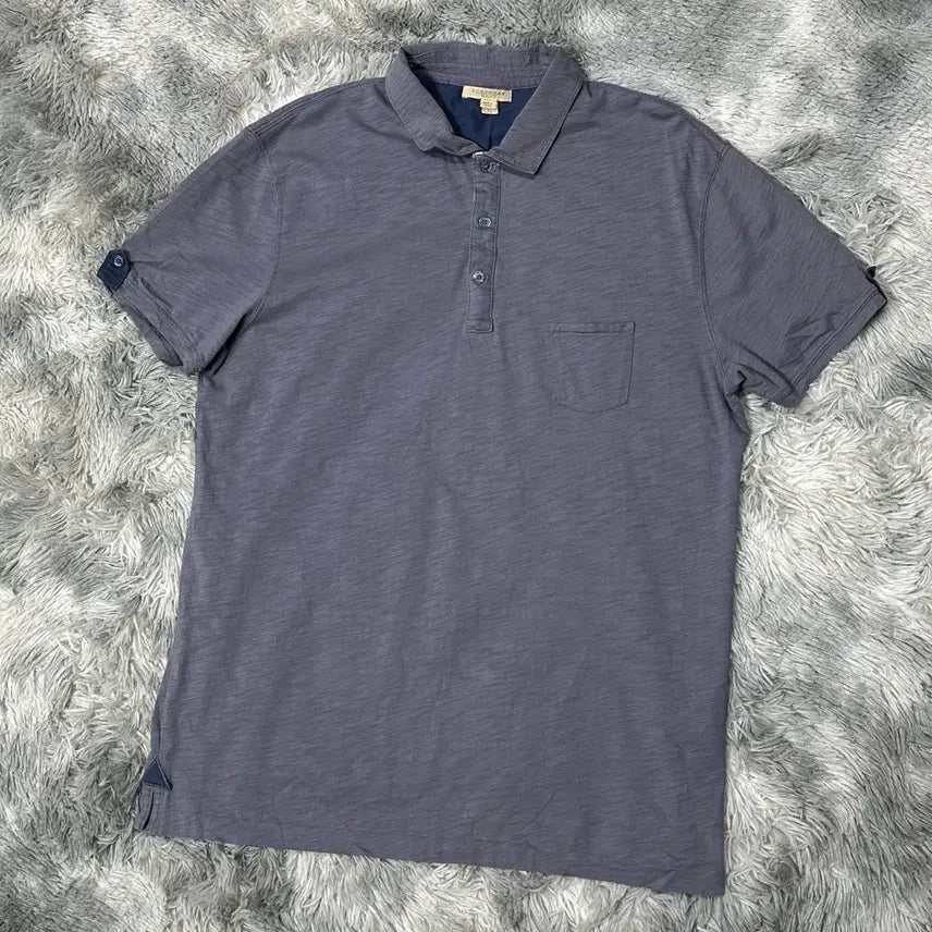 [BUNJANG] Burberry Polo T-Shirt XL / 버버리 포켓 폴로 반팔티 XL
