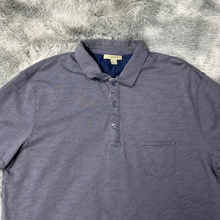 [BUNJANG] Burberry Polo T-Shirt XL / 버버리 포켓 폴로 반팔티 XL