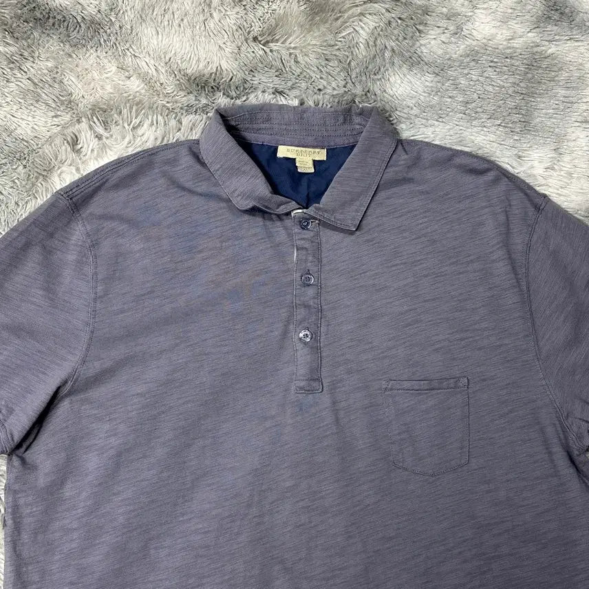 [BUNJANG] Burberry Polo T-Shirt XL / 버버리 포켓 폴로 반팔티 XL