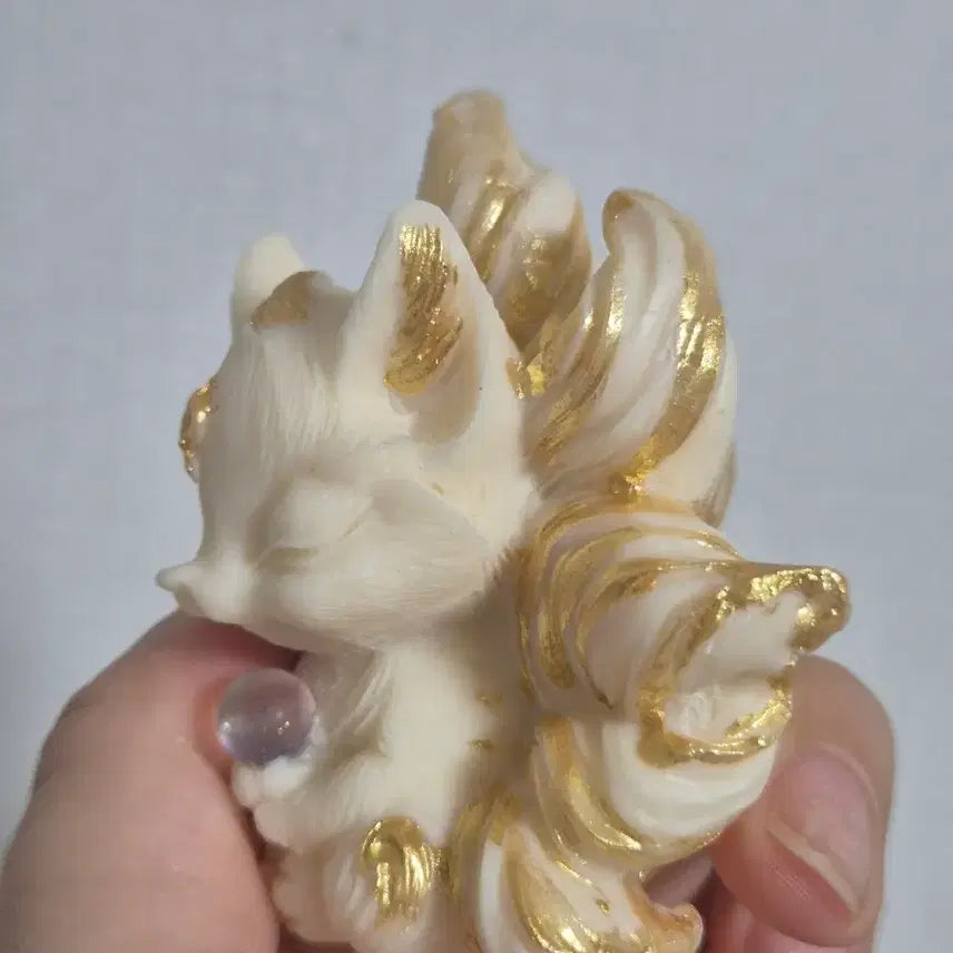 [BUNJANG] Gumiho Carving with Orb / 상아야자 구미호카빙