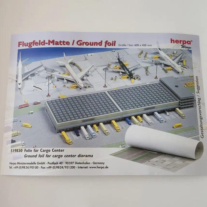 [SOLD OUT] Herpa 공항 디오라마 세트 화물청사