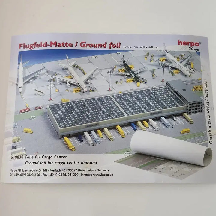 [SOLD OUT] Herpa 공항 디오라마 세트 화물청사