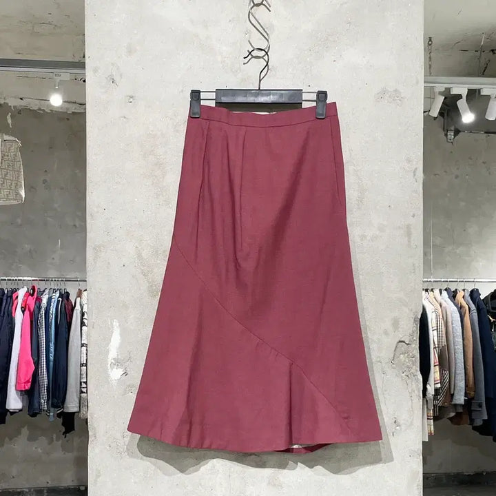 [BUNJANG] Vivienne Westwood Red Label Raspberry Rose Flare Long Skirt / 비비안 웨스트우드 레드라벨 라즈베리 로즈 플레어 롱 스커트