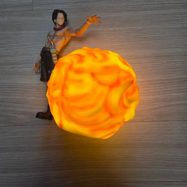 [BUNJANG] One Piece Figure 3 Types Set (Shanks, Sabo, Ace Mood Lamp) Bundle / [일괄] 원피스 피규어 3종 세트 (샹크스,사보,에이스 무드등)