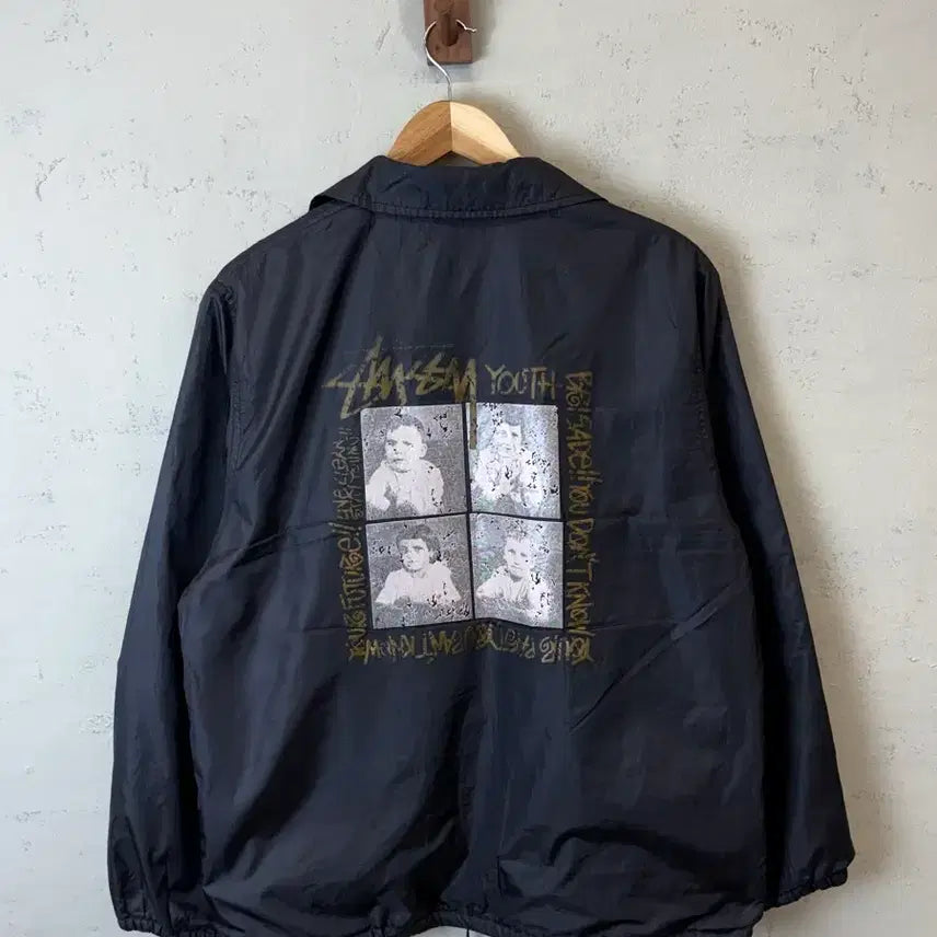 [BUNJANG] Stussy 00s Osaka Minami Chapter 10th Anniversary Coach Jacket / [M] 스투시 00s 오사카 미나미 챕터 10주년 기념 코치자켓