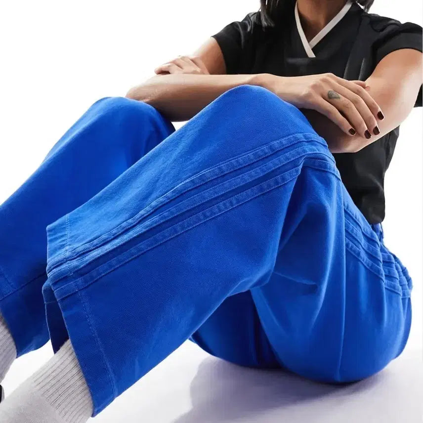 [BUNJANG] Adidas x Ksenia Schnaider Wide Denim Pants / 아디다스와 크세니아슈나이더 와이드 데님팬츠