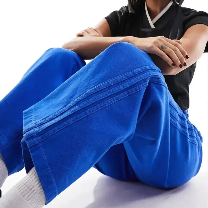 [BUNJANG] Adidas x Ksenia Schnaider Wide Denim Pants / 아디다스와 크세니아슈나이더 와이드 데님팬츠