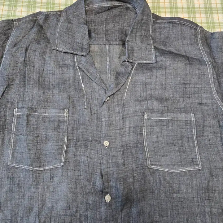 [BUNJANG] Mosquito Net Shirt 100 / 53ㅡ모시 셔츠ㅡ100