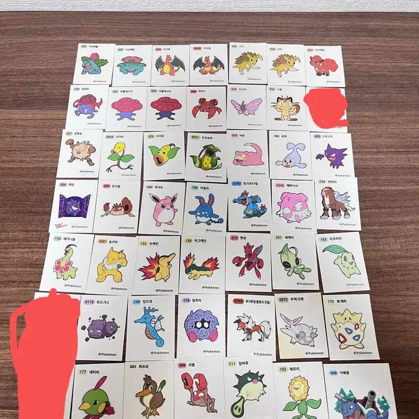[BUNJANG] Pokemon Sticker Collection Bundle / 포켓몬 띠부실 판매합니다