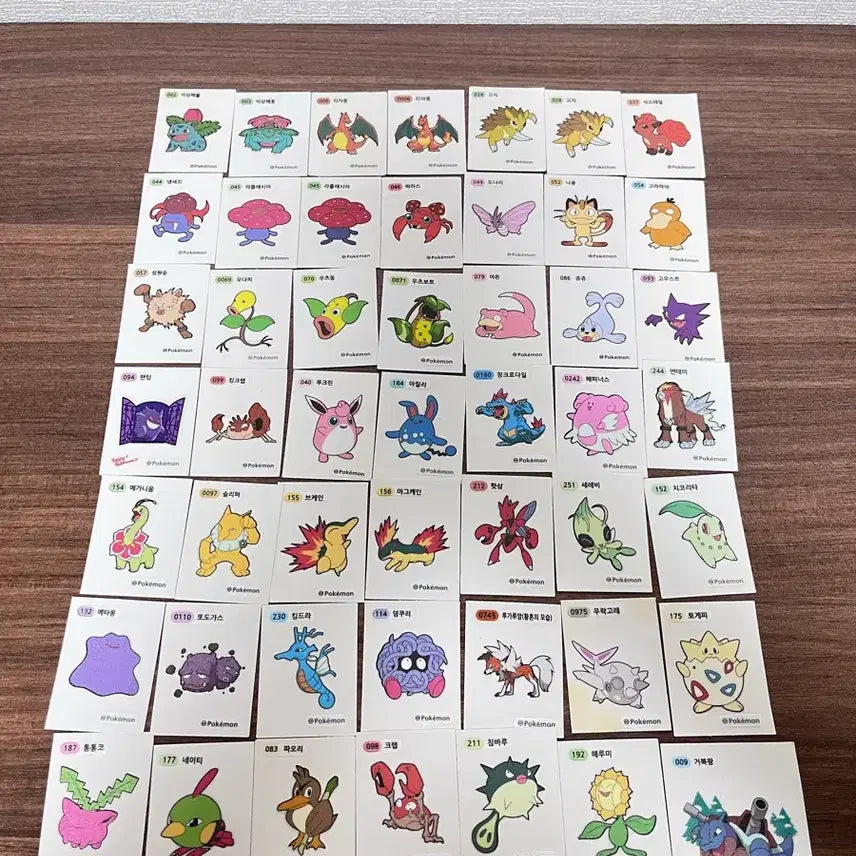 [BUNJANG] Pokemon Sticker Collection Bundle / 포켓몬 띠부실 판매합니다