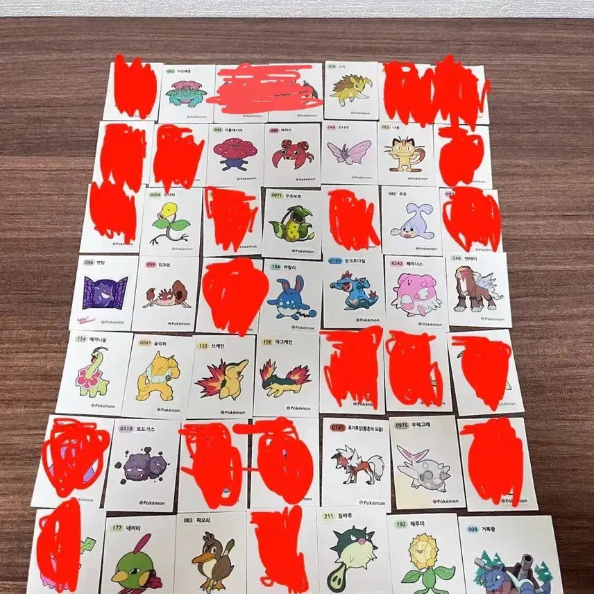 [BUNJANG] Pokemon Sticker Collection Bundle / 포켓몬 띠부실 판매합니다