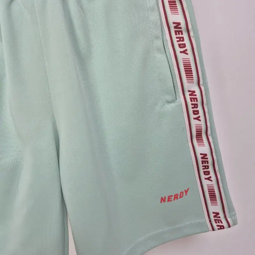 [BUNJANG] NERDY Line Training Shorts Mint / 널디 NERDY 라인 트레이닝 반바지 민트