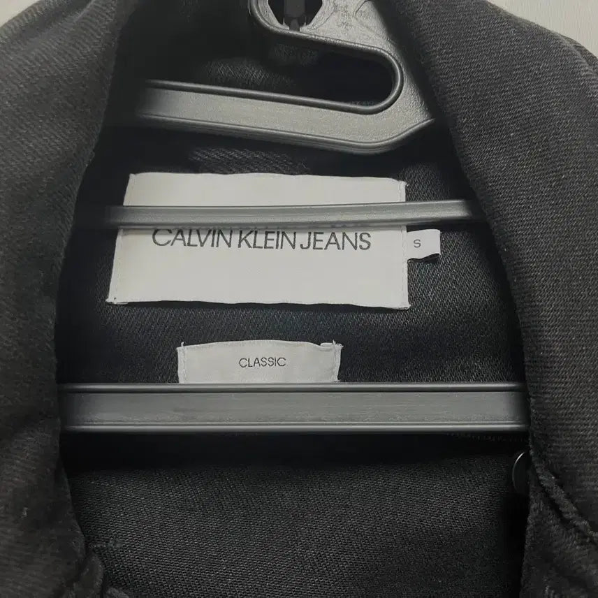 [BUNJANG] Calvin Klein Jeans Black Denim Jacket / 캘빈클라인진스 블랙 데님 자켓s