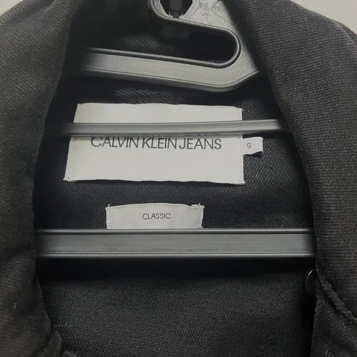 [BUNJANG] Calvin Klein Jeans Black Denim Jacket / 캘빈클라인진스 블랙 데님 자켓s