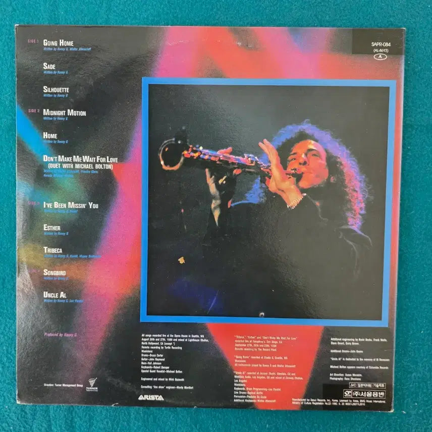 [BUNJANG] Kenny G Live Album 2LP / 케니 G 라이브 앨범 2LP