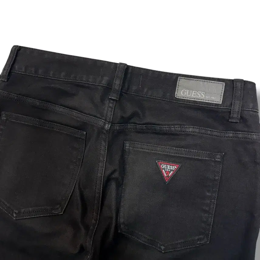 [BUNJANG] Guess Slim Straight Black Jeans / [32] 게스 슬림 스트레이트 블랙진 흑청
