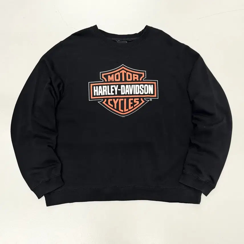 [BUNJANG] Harley-Davidson Sweatshirt Black / 할리데이비슨 스웻셔츠 맨투맨 블랙