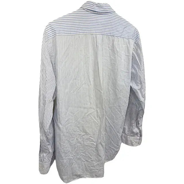 [BUNJANG] Uniqlo Striped Shirt Light Blue L / UNIQLO 유니클로 스트라이프 셔츠 라이트 블루 L