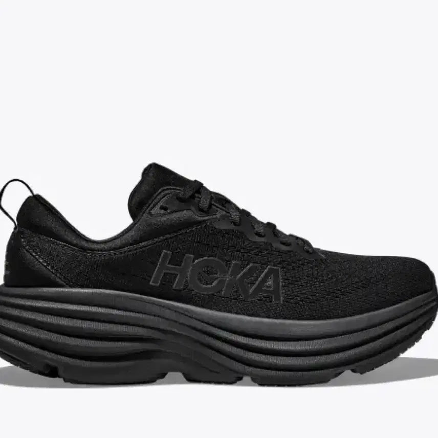 [BUNJANG] Hoka Bondi 8 Regular Fit Black 230mm Running Shoes / 호카 본디8 레귤러 230