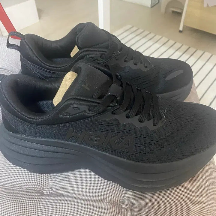[BUNJANG] Hoka Bondi 8 Regular Fit Black 230mm Running Shoes / 호카 본디8 레귤러 230