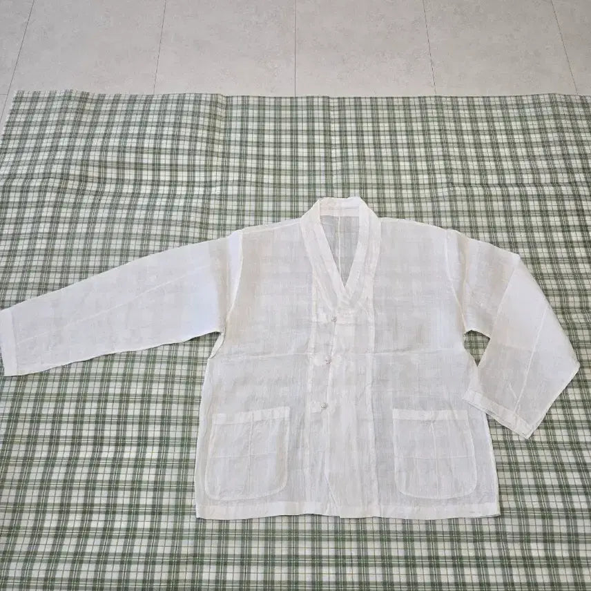 [BUNJANG] Korean Ramie Shirt (Size 105) / 54ㅡ모시 국산 신형 셔츠ㅡ105