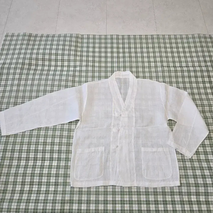 [BUNJANG] Korean Ramie Shirt (Size 105) / 54ㅡ모시 국산 신형 셔츠ㅡ105