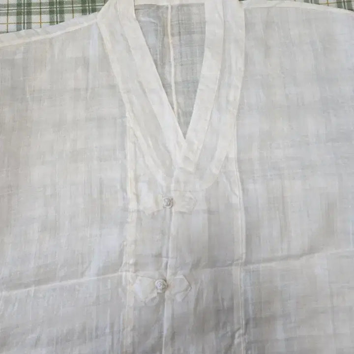 [BUNJANG] Korean Ramie Shirt (Size 105) / 54ㅡ모시 국산 신형 셔츠ㅡ105